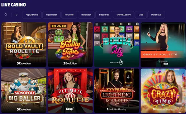 Czech online casino: Pragmatic Play, Play'n GO, NetEnt, Evolution — 1,200 slots, card payments from day one